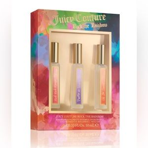 NIB/NWT Juicy Couture “Rock the Rainbow” Rollerball/Roll-On Gift Set